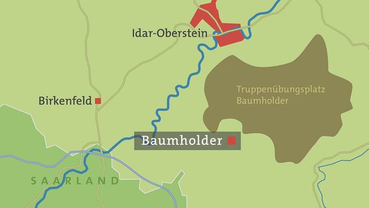 Karte von Baumholder