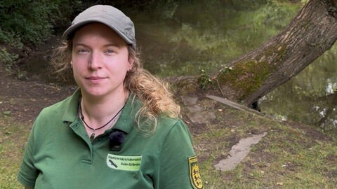 Cosima Zeller ist Rangerin im Naturschutzgebiet Taubergießen.