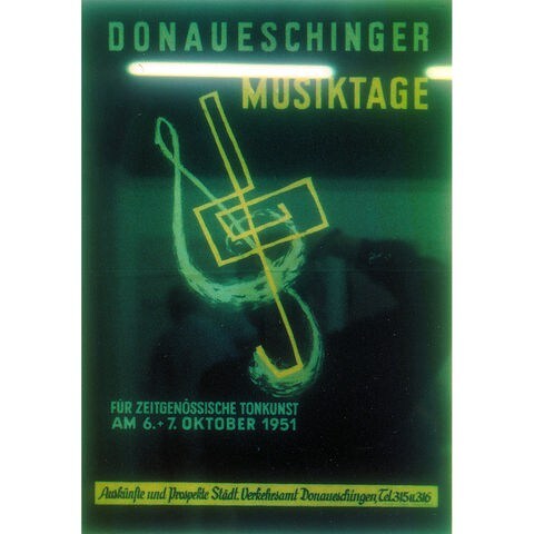 Plakatmotiv von 1951 von Hubertus Mall