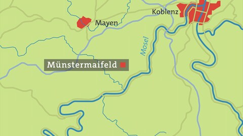 Karte von Münstermaifeld