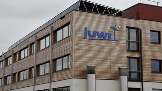 Das Firmengebäude von JUWI in Wörrstadt 