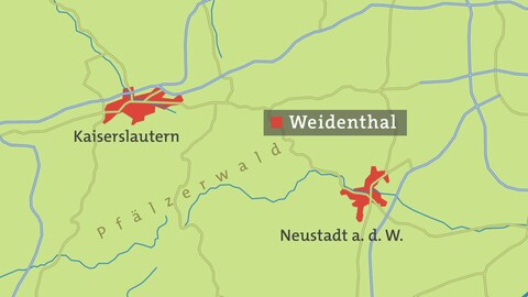 Weidenthal Karte