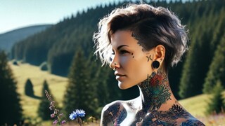 Die Gartenschau Freudenstadt Baiersbronn verschenkt Tattoos mit dem Motiv "Tal X".