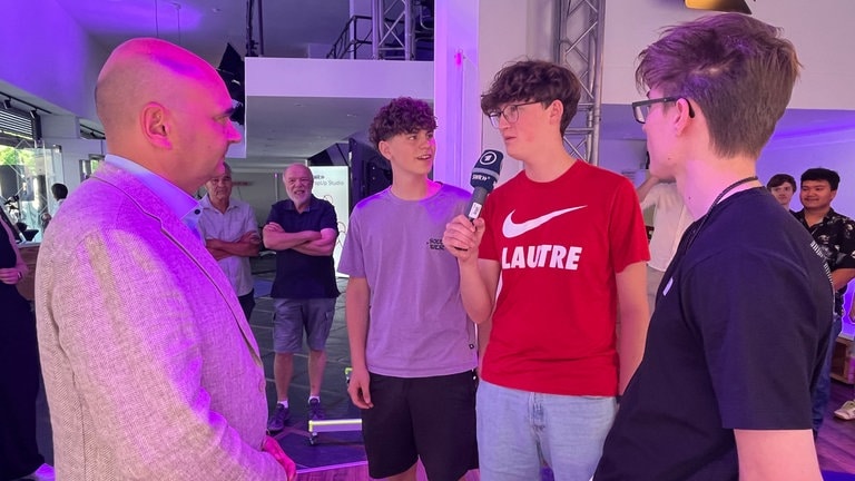 SWR PopUp Studio Kaiserslautern Newscamp für Schüler