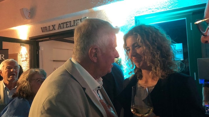 Alt-Oberbürgermeister Michael Kissel Kissel gratuliert Stephanie Lohr zu ihrem Wahlsieg