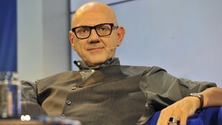 Andreas Pflüger während der Frankfurter Buchmesse 2019