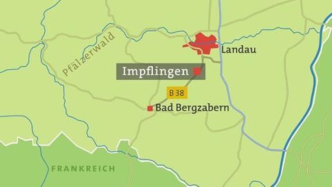 Impflingen Karte