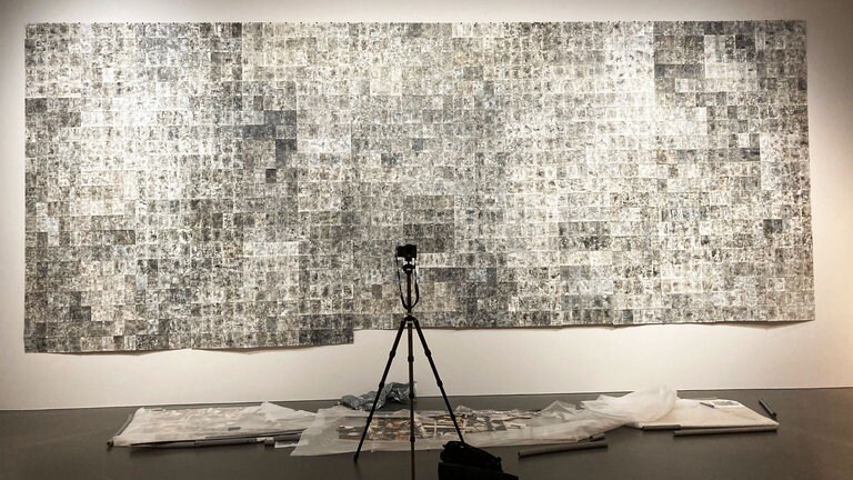 Ausstellungsaufbau, Unordnung 