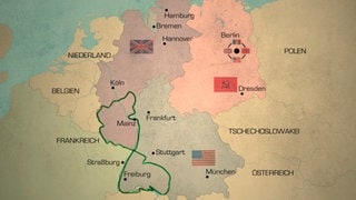 Die Besatzungszonen in Deutschland nach dem Zweiten Weltkrieg - Vorläufer von BRD und DDR