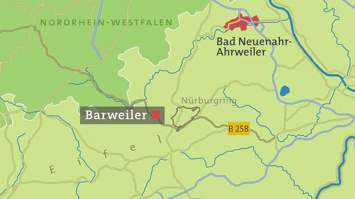 Karte von Barweiler