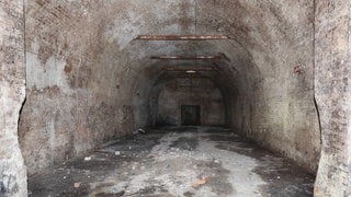 Das Innere des Zivilschutzbunkers aus den Sechsiger Jahren in HalleSaale