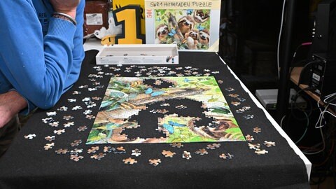 Das Hitparaden-Puzzle in der Nacht zum Donnerstag.