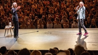 Anne Carson und Robert Currie beim Poesiefestival Berlin 2026 