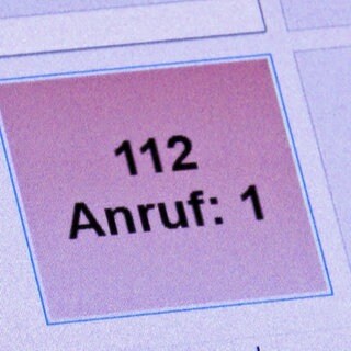 Anzeige in der Rettungsleitstelle bei Aktivierung einer Ersthelfer-App