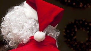 Weihnachtsmann von hinten