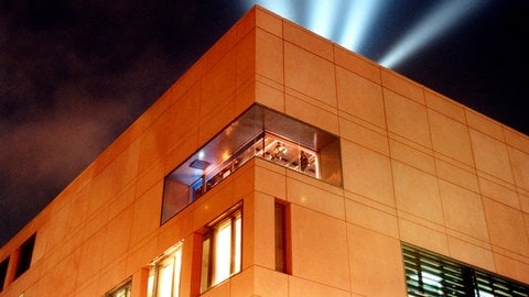 Das Bild zeigt das ARD-Hauptstadtstudio in Berlin