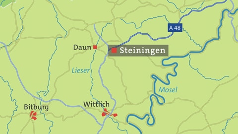 Karte von Steiningen
