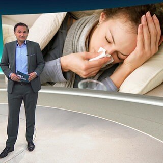 Nachrichtensprecher Sascha Becker.