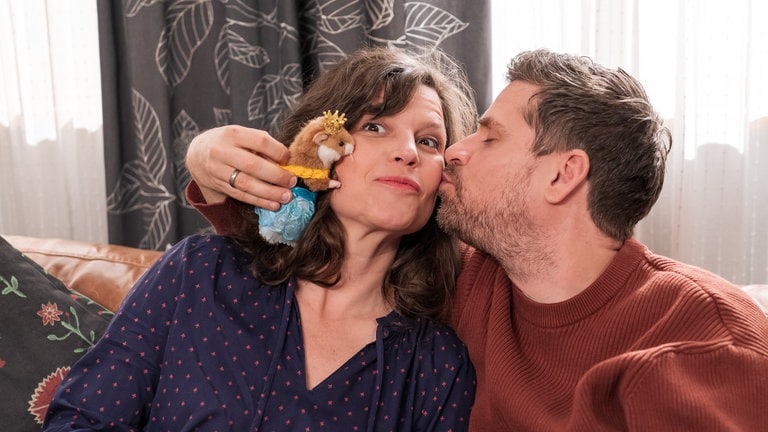 Eva (Lucie Muhr) und Andreas (Ralph Gassmann)
