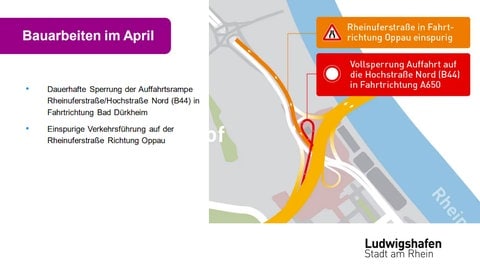Die Verkehrsplanung der Stadt Ludwigshafen zum Rückbau des Würfelbunkers