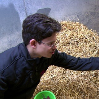 Shai-Jan Eiselen ist Tierpfleger in der Wilhelma.