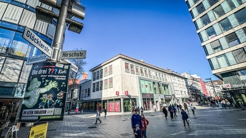 Die Fußgängerzone in Ulm. Ab 2031 geht es dann mit dem Umbau des restlichen Teils in Richtung Ulmer Münster weiter.