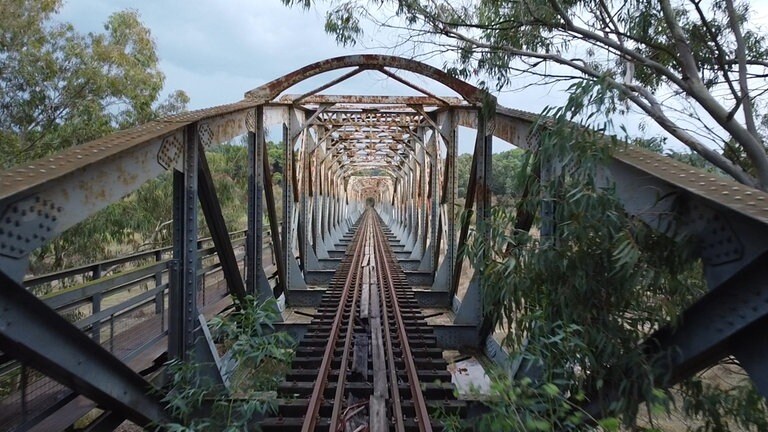 Brücke über den Alfaios bei Olympia