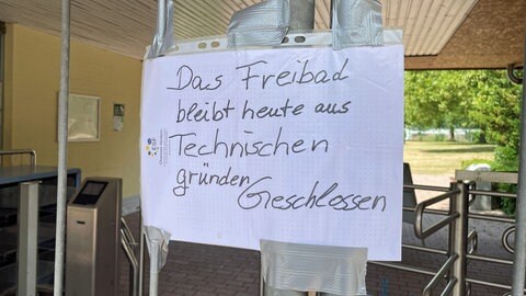 Das Freibad in Waldbronn bleibt bis auf Weiteres geschlossen.