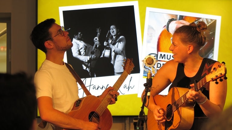 SWR1 Musik aus der Region hat im PopUp Studio in Mainz ein Konzert mit Hanne Kah und Patrick Jost aufgezeichnet.