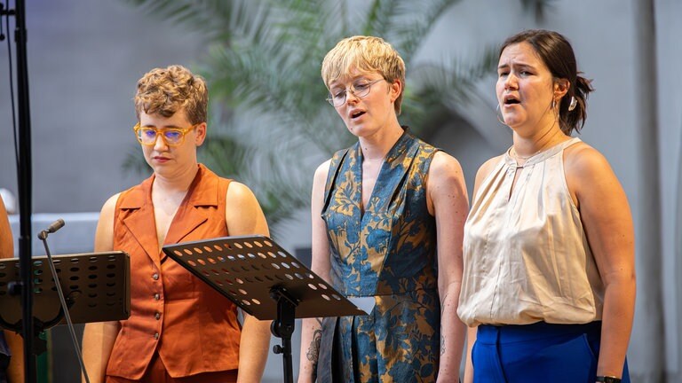 Das Vokalensemble Lyyra bei RheinVokal 2025 in der Christuskirche, Andernach am 19.07.2025