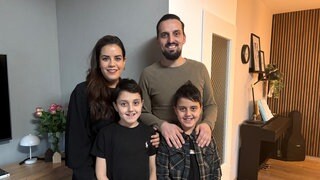 Die Familie Čamo aus Andernach. Die Eltern fasten den ganzen Tag bis zum Sonnenuntergang.