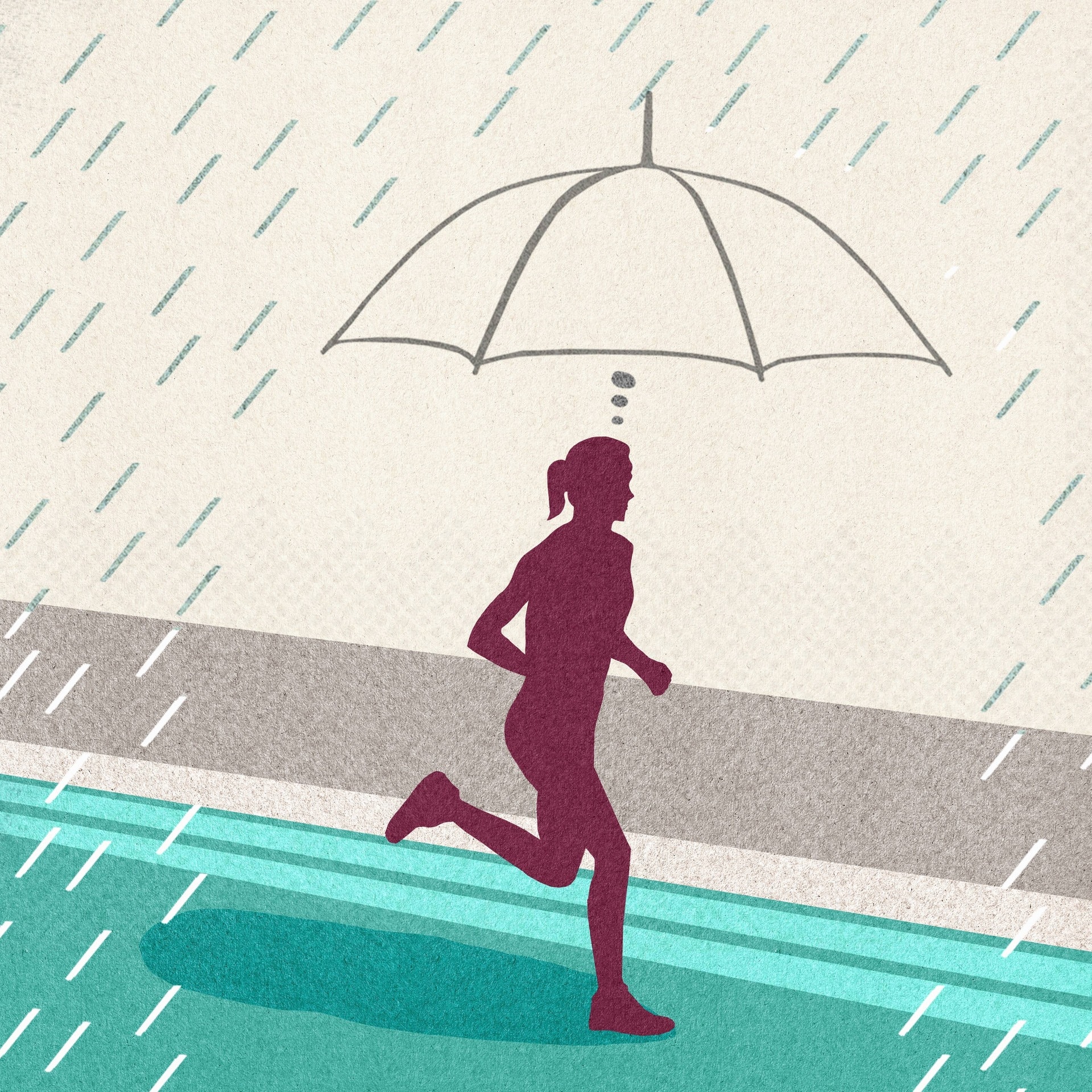 Bei Regen gehen oder rennen: Wie wird man weniger nass? episode artwork