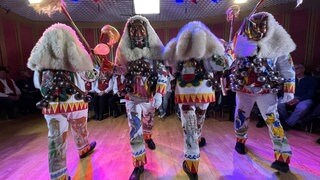 Rottenburger Fasnet in Tübingen: Ahlandtanz vom Kleinsten