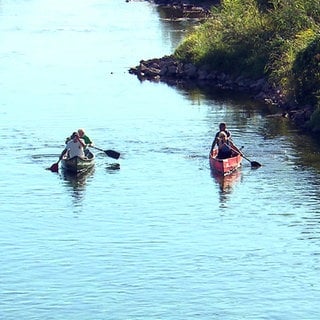 Paddler auf der Murg