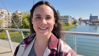 Leonie Maderstein war in der Grenzregion unterwegs. 