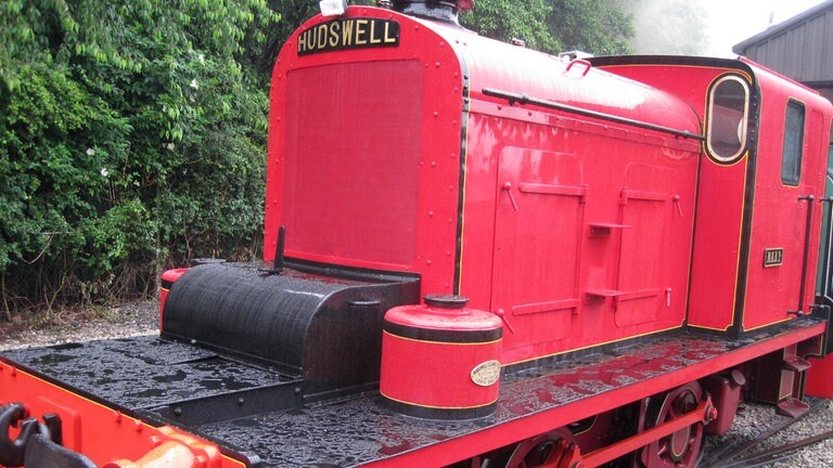 Rund und bunt: Diesellok "Mary" von Hudswell, Clark & Company