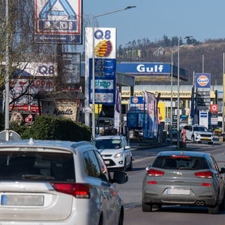 Die Tankstellen-Meile in Luxemburg-Wasserbillig