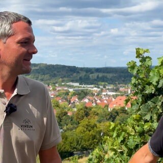 Markus und der Metzinger Wein