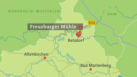 Karte von Freusburg
