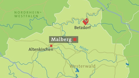 Karte von Malberg