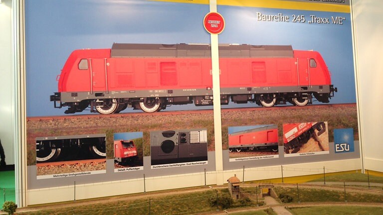 ESU: Plakat, Baureihe 245, "TRAXX ME", H0
