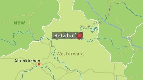 Karte von Betzdorf