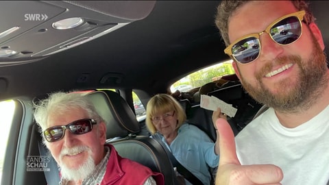 Oliver Kneip mit seinen Eltern