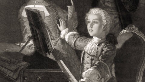 Wolfgang Amadeus Mozart Porträt