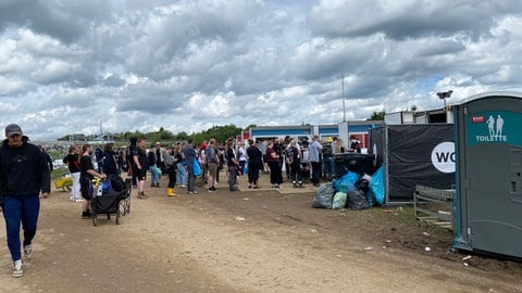 Sanitäre Anlagen auf dem Rock am Ring-Gelände