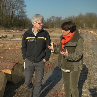 Sonja Faber-Schrecklein im Schwäbischen Wald