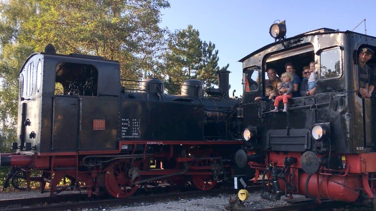 Die Lok 20 in Münsingen.