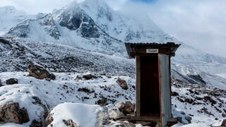 Toilette im Himalaya