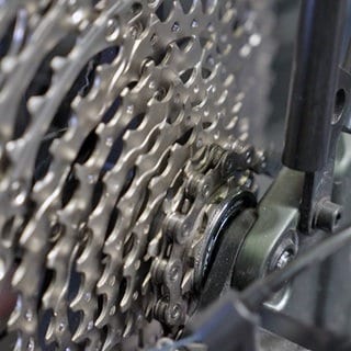 Ritzel Gangschahltung beim Fahrrad