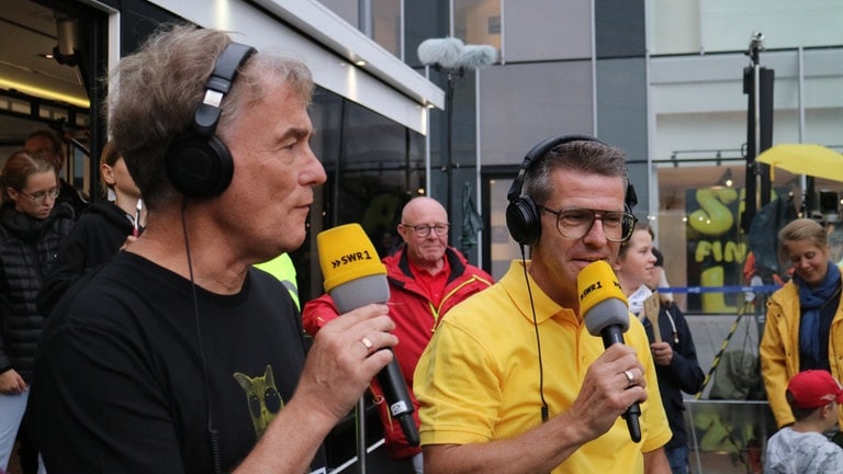 Hanns und Frank bei der Stadtwette 2025